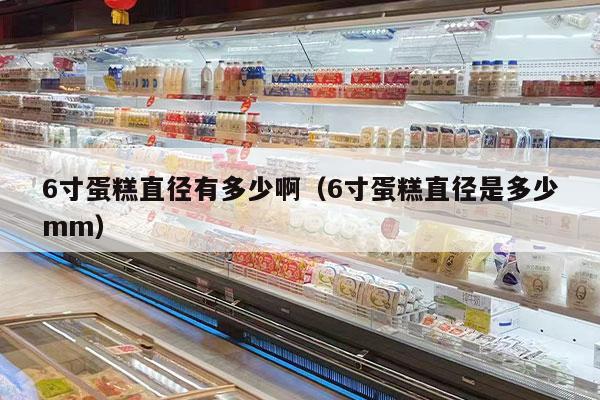 6寸蛋糕直径有多少啊（6寸蛋糕直径是多少mm）