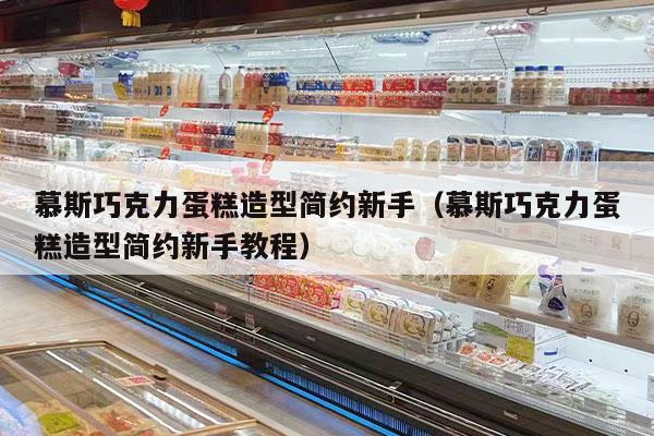 慕斯巧克力蛋糕造型简约新手（慕斯巧克力蛋糕造型简约新手教程）
