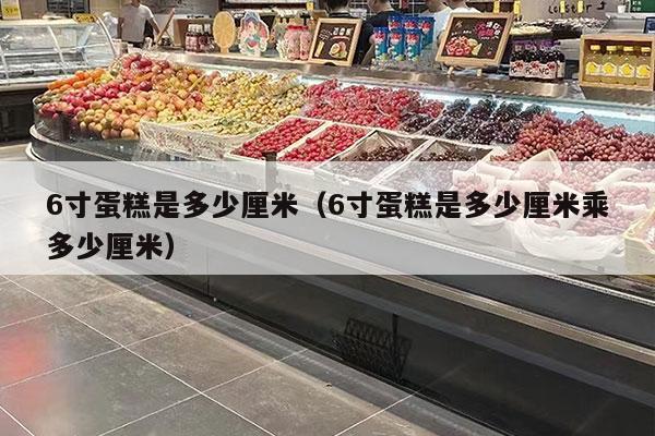 6寸蛋糕是多少厘米（6寸蛋糕是多少厘米乘多少厘米）