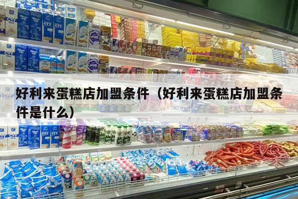 好利来蛋糕店加盟条件（好利来蛋糕店加盟条件是什么）
