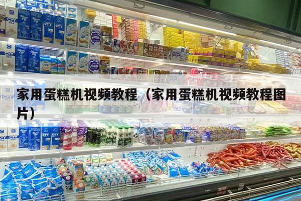 家用蛋糕机视频教程（家用蛋糕机视频教程图片）