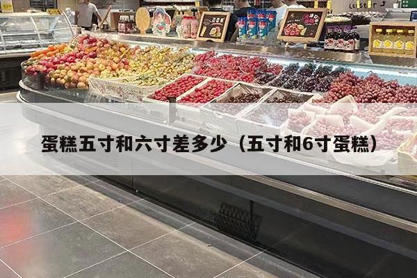 蛋糕五寸和六寸差多少（五寸和6寸蛋糕）